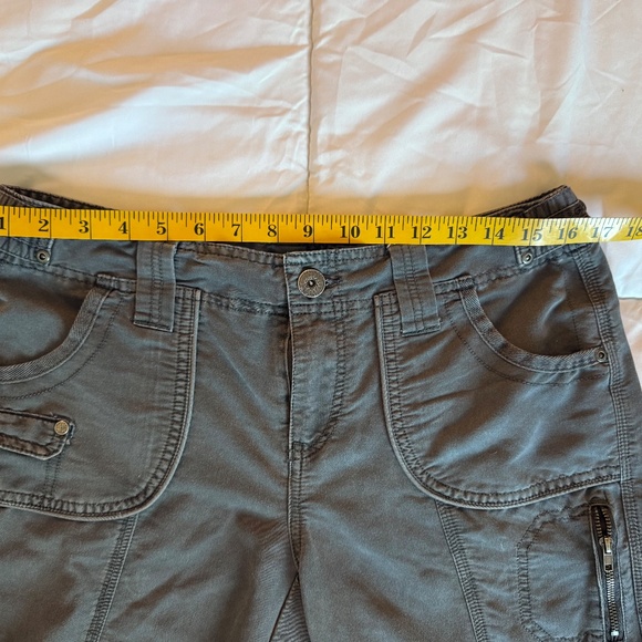 Vintage Dark Grey Convertible Festival Cargo Pants - Picture 7 of 10